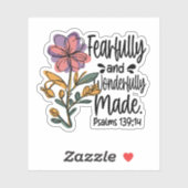 Vreselijk mooi gemaakt bloemetje sticker (Vel)