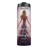 Vreselijk prachtig gemaakt roze figuur thermosbeker (Voorkant)