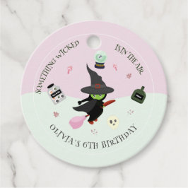 Vreselijk Schattigee groene heks Halloween Verjaar Bedankjes Labels