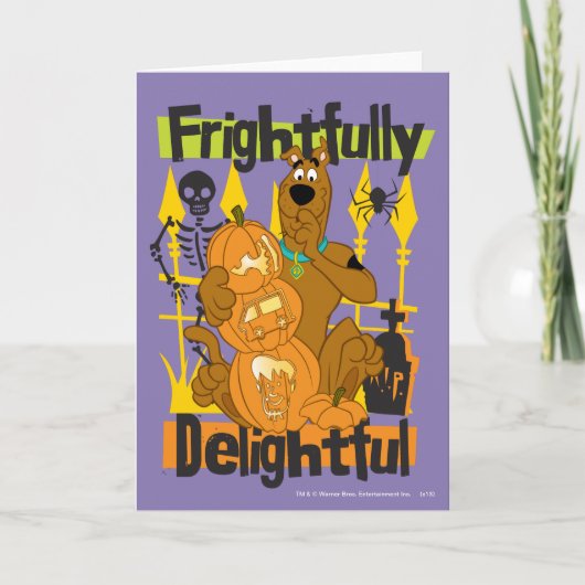 Vreselijk Verrukkelijke scooby-Doo Kaart (Voorkant)