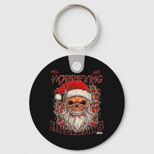 Vreselijke Feestdagen Horror Santa Halloween Kerst Sleutelhanger