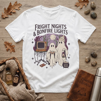 Vreselijke Nachten & Vuurlicht Halloween Geesten T-shirt