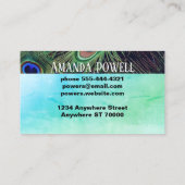 vreskiezen aangepaste visitekaartjes sjabloon (Achterkant)