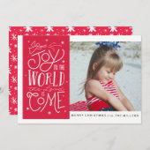 Vreugde aan de Kaart van de Foto van de Wereld (Voorkant / Achterkant)