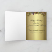 Vreugde aan de Kerstkaart van de Wereld Feestdagen Kaart (Binnen)