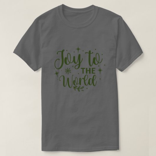 Vreugde aan de wereld01 t-shirt (Design voorkant)