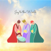 Vreugde aan de Wereld, De Drie Wijze Mannen, Sticker (Voorkant)