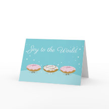 Vreugde aan de Wereld Donuts | Wenskaart