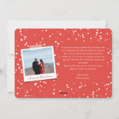 Vreugde aan de wereld Elegante religieuze Kerstmis Feestdagenkaart (Achterkant)