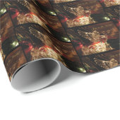 Vreugde aan de wereld Engel met lichten Cadeaupapier (Rol Hoek)