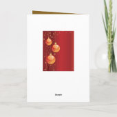 Vreugde aan de Wereld Feestdagen Kaart (Achterkant)