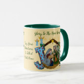 Vreugde aan de Wereld Gepersonaliseerde Mok (Voorkant rechts)