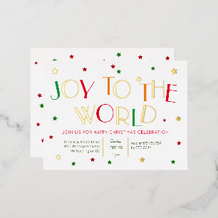 Vreugde aan de wereld, gouden uitnodiging van het 