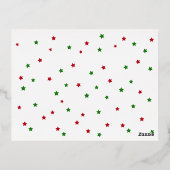 Vreugde aan de wereld, gouden uitnodiging van het  (Achterkant)