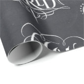 Vreugde aan de Wereld - Kerst Krijtbord Krijt Cadeaupapier (Rol Hoek)