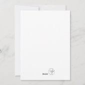 "Vreugde aan de Wereld" Kerstkaart (Achterkant)