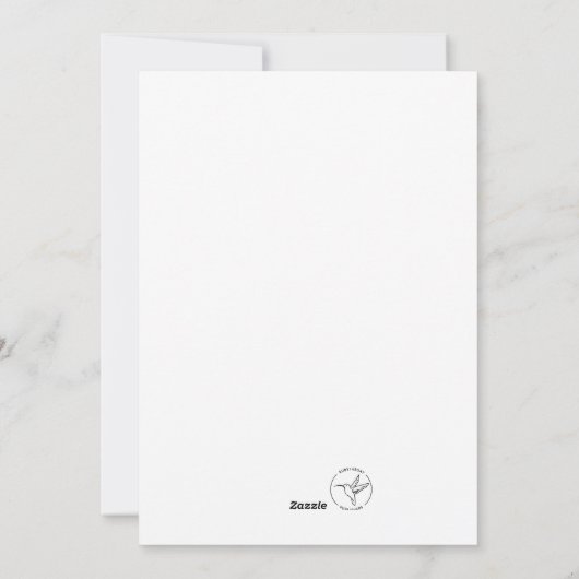 "Vreugde aan de Wereld" Kerstkaart (Achterkant)