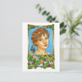 "Vreugde aan de Wereld" kerstkaart Feestdagenkaart (Staand voorkant)