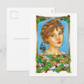 "Vreugde aan de Wereld" kerstkaart Feestdagenkaart (Voorkant / Achterkant)