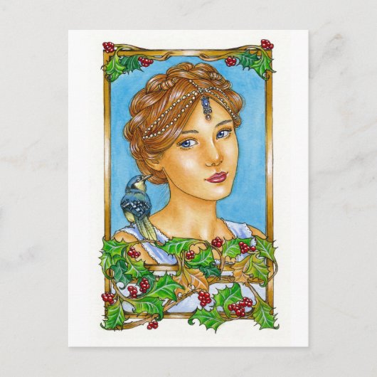 "Vreugde aan de Wereld" kerstkaart Feestdagenkaart (Voorkant)