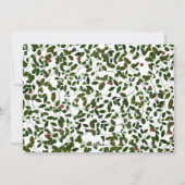 Vreugde aan de Wereld Krans Foto Kerstmis Feestdagenkaart (Achterkant)