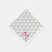 Vreugde aan de Wereld Moderne Kerstmis Typografie Servet (Hoek)