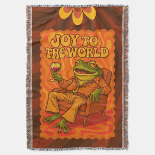 Vreugde aan de Wereld Psychedelische Kikker met Wi Deken