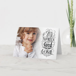 Vreugde aan de wereld Religieus Christelijk Kerstf Feestdagen Kaart