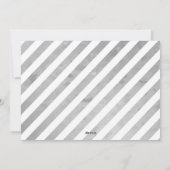 Vreugde aan de Wereld Rustiek Zilver Goud Vakantie Feestdagenkaart (Achterkant)