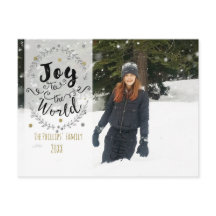 Vreugde aan de Wereld Rustiek Zilver Goud Vakantie