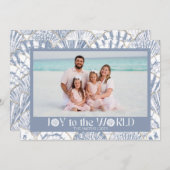 Vreugde aan de Wereld - Strand Feestdagenkaart (Voorkant / Achterkant)