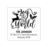 Vreugde aan de Wereld, Vrolijk Kerstmis Familie Rubberstempel (Afrduk)