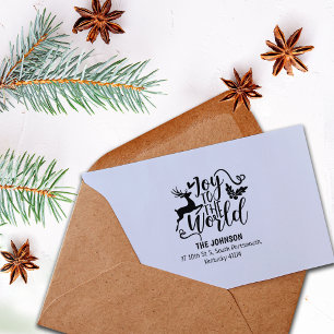 Vreugde aan de Wereld, Vrolijk Kerstmis Familie Rubberstempel