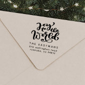 Vreugde aan de Wereld Zelfinking Rubber Stamp Rubberstempel