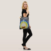 Vreugde aan de Wereldzak Tote Bag (Op model)