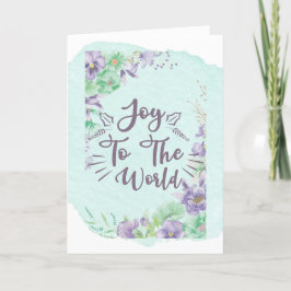 Vreugde aan de World Blank Holiday Kaart