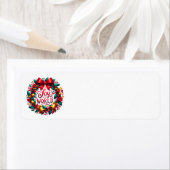 Vreugde aan de World Wreath Adresetiketten Etiket (Insitu)