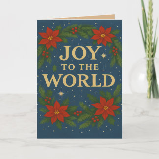 Vreugde aan het Wereld Kerst Wenskaart Kaart