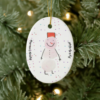Vreugde aan het Wereld Sneeuwman Ornament