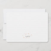 Vreugde aan onze Wereld Kerst Foto Geboorte Aankon Kaart (Achterkant)