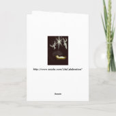 Vreugde aan Personaliseerbare Kerstmis van de Feestdagen Kaart (Achterkant)