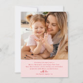 vreugde | Bewerkbare kleuren Modern 4 Photo Christ Feestdagenkaart (Achterkant)