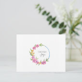 Vreugde Briefkaart (Staand voorkant)