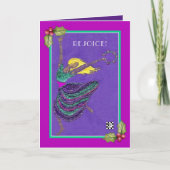 Vreugde Danser Kerstkaart Kaart (Voorkant)