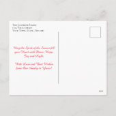 Vreugde! Eenvoudige Waterverf krans & Garland met  Feestdagenkaart (Achterkant)