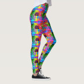vreugde en liefde hippie leggings (Rechts)