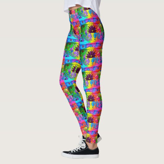 vreugde en liefde hippie leggings (Links)