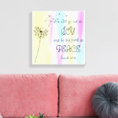 Vreugde en Vrede Wandkunst Canvas Afdruk (Insitu (Woonkamer))