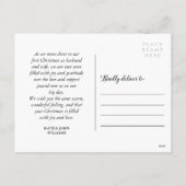 vreugde | Fotocollage voor bruiloft | Prettige fee Feestdagenkaart (Achterkant)