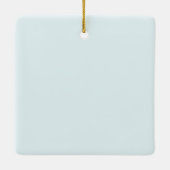 vreugde | Gepersonaliseerde kerstversiering Keramisch Ornament (Achterkant)